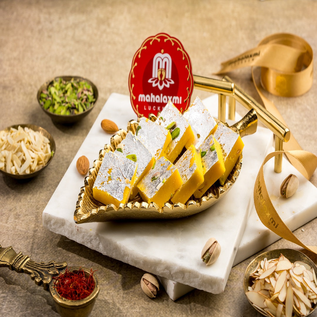KHOYA KESAR BURFEE