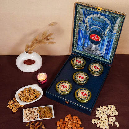 Mahalaxmi Blue Premium Box – 5 Jar