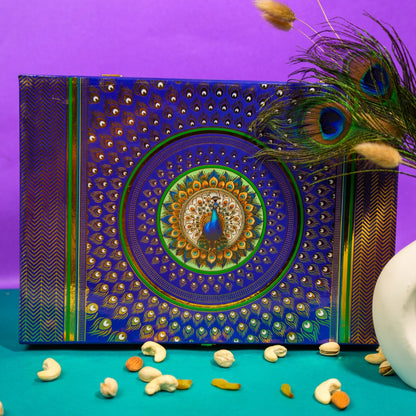 Mahalaxmi Blue Dry Fruits Box – 6 Jar