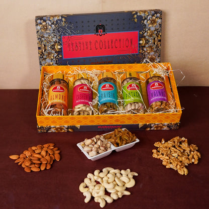 Mahalaxmi Royal Dry Fruits Box – 5 Cans